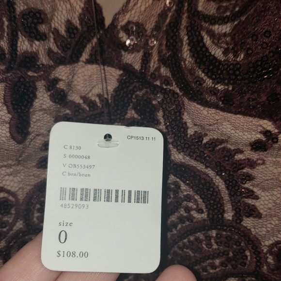 Free people night shimmers mini dress - Picture 4 of 4